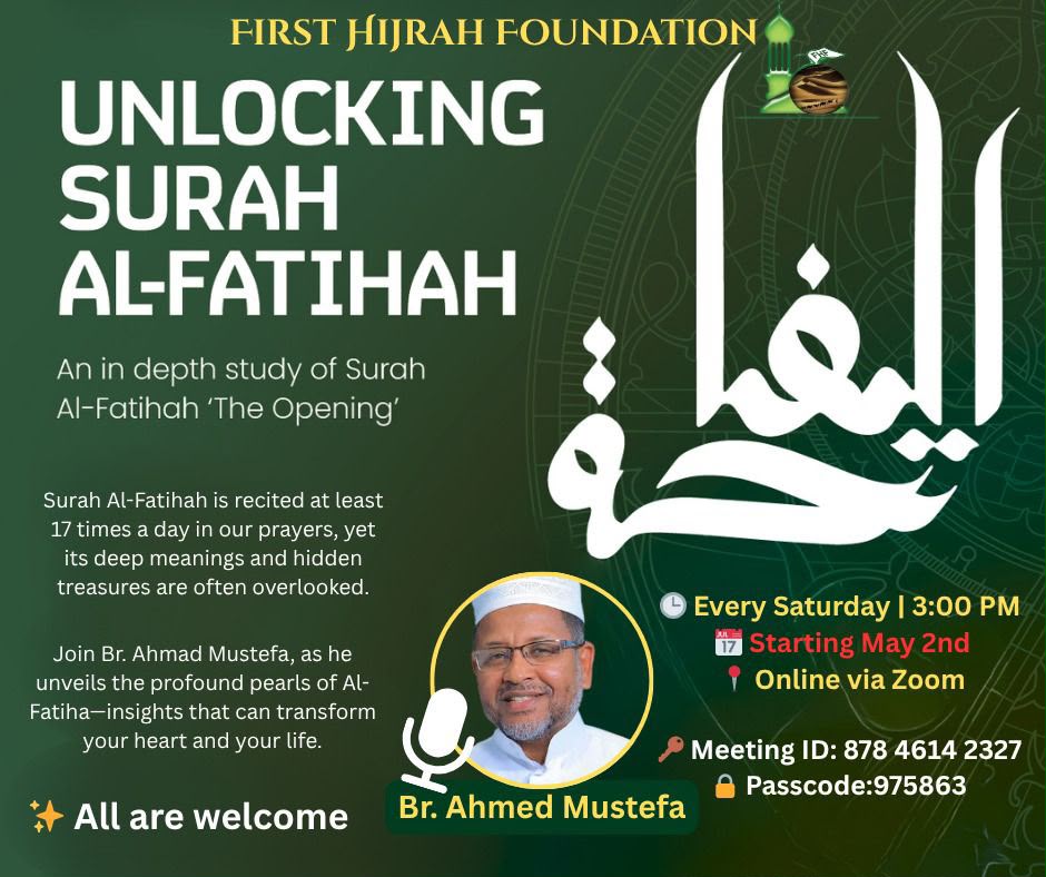First Hijrah Foundation Flyer