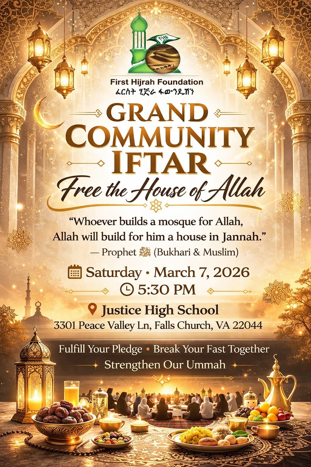 First Hijrah Foundation Flyer