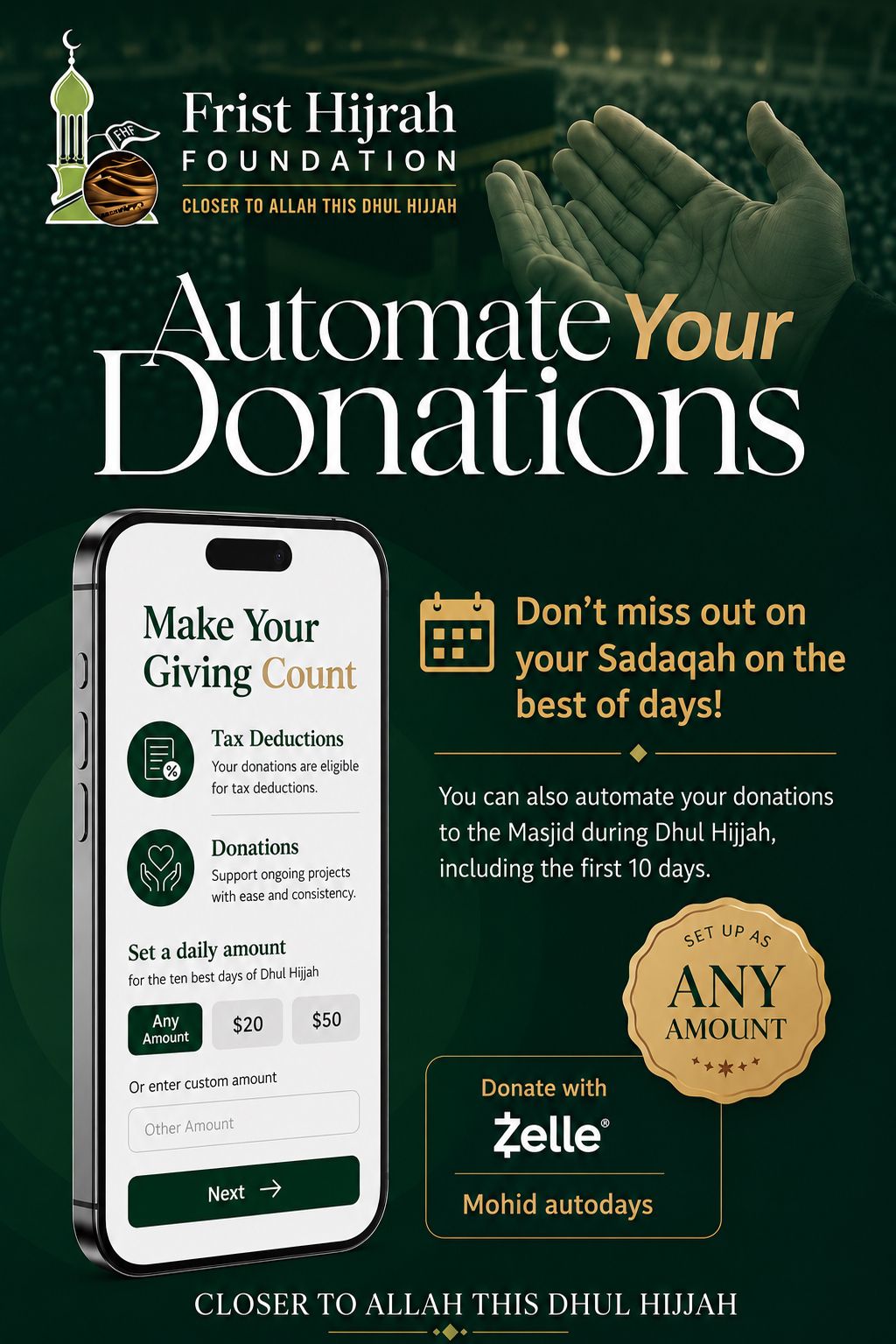 First Hijrah Foundation Flyer