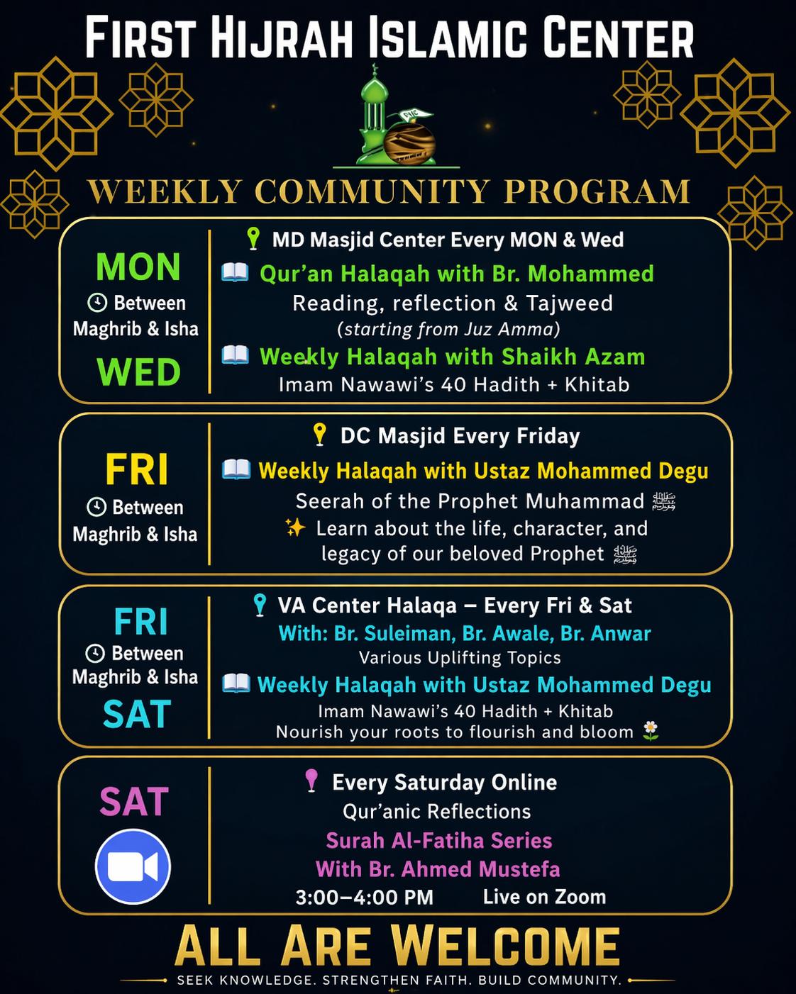 First Hijrah Foundation Flyer